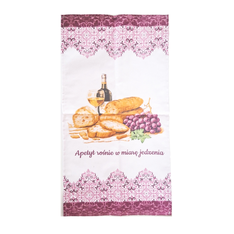 ścierka kuchenna bawełniana z napisami